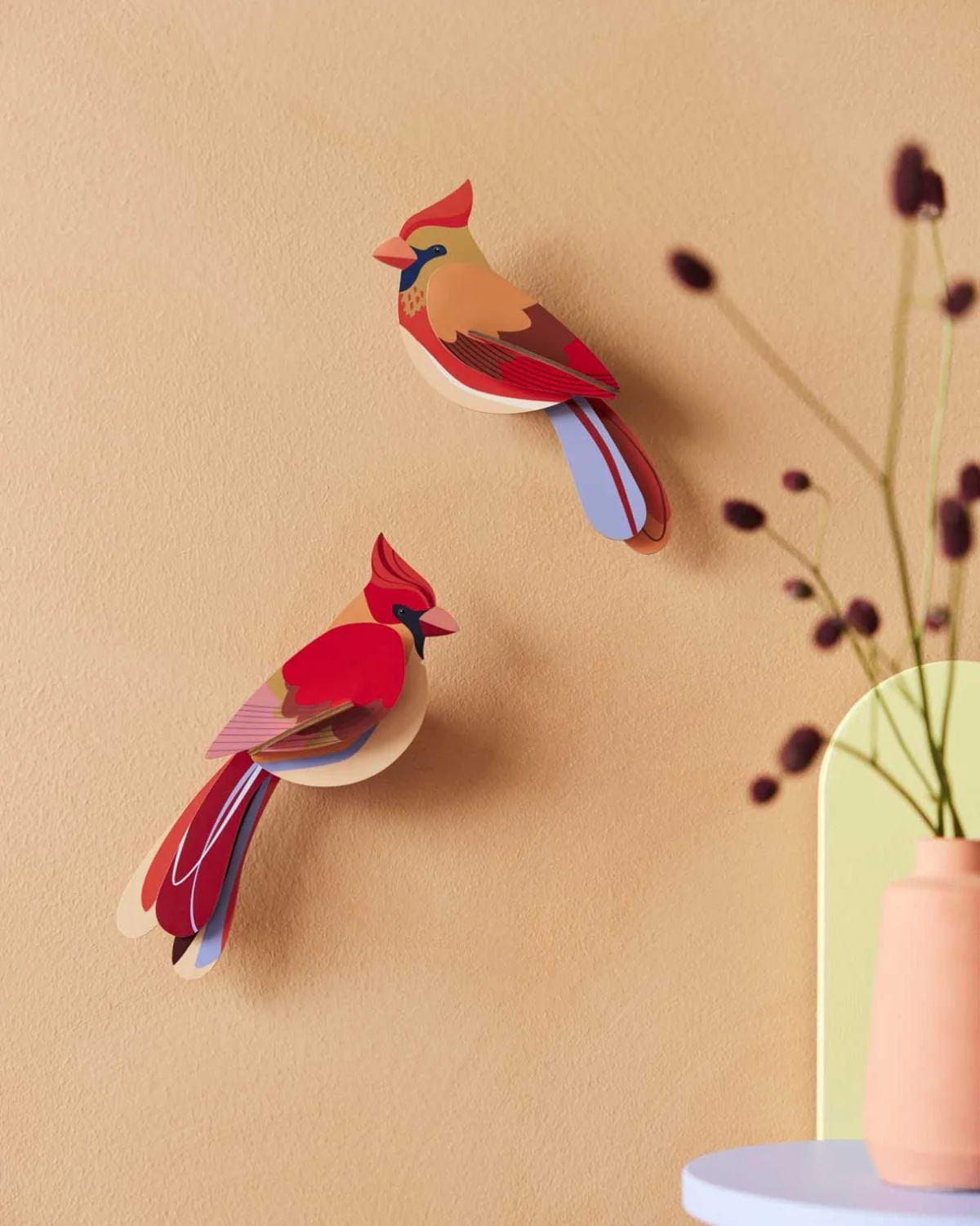 Studio Roof Wall Art  / Garden Birds / Set Of 2 - Image 8