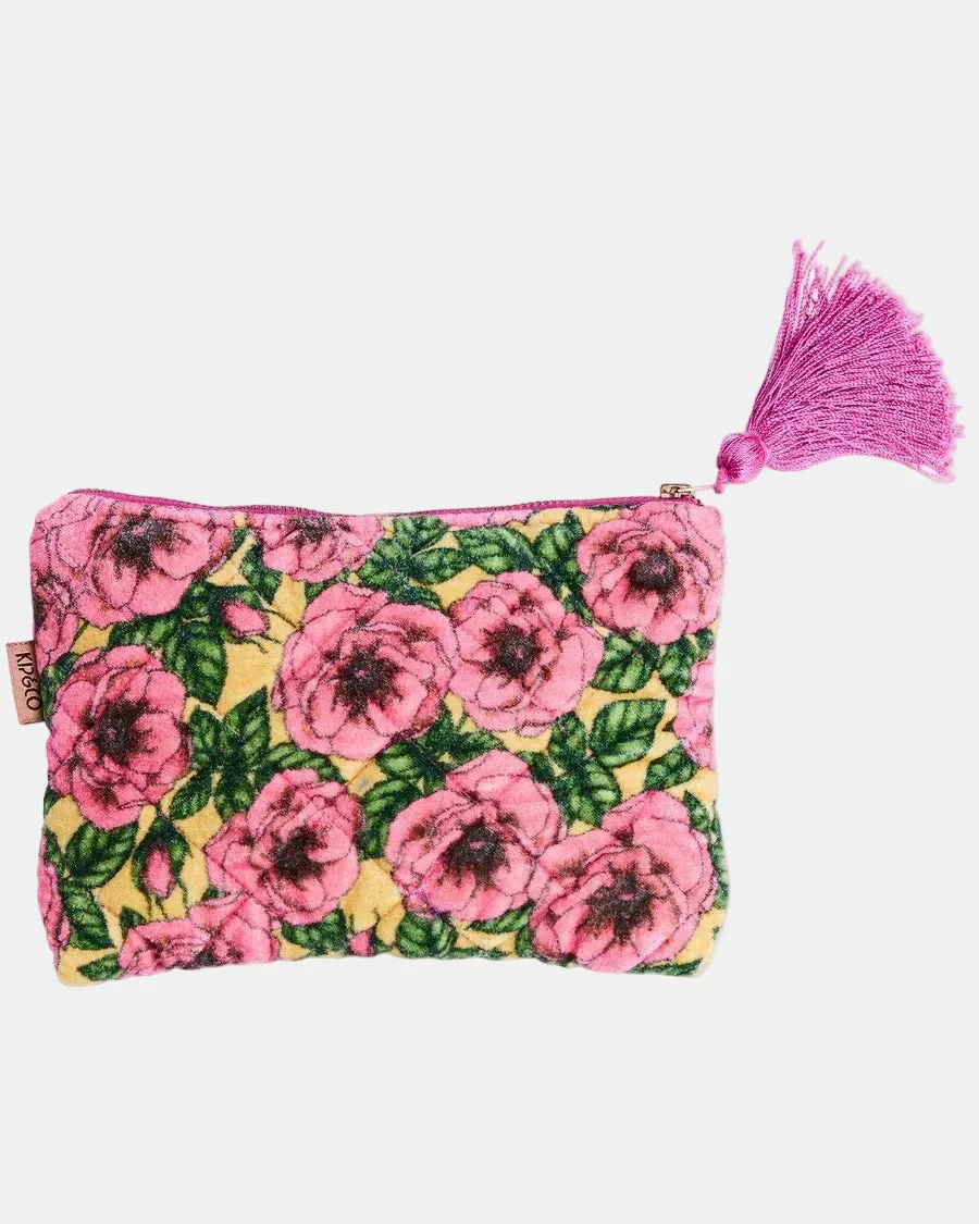 Kip & Co Velvet Cosmetics Purse