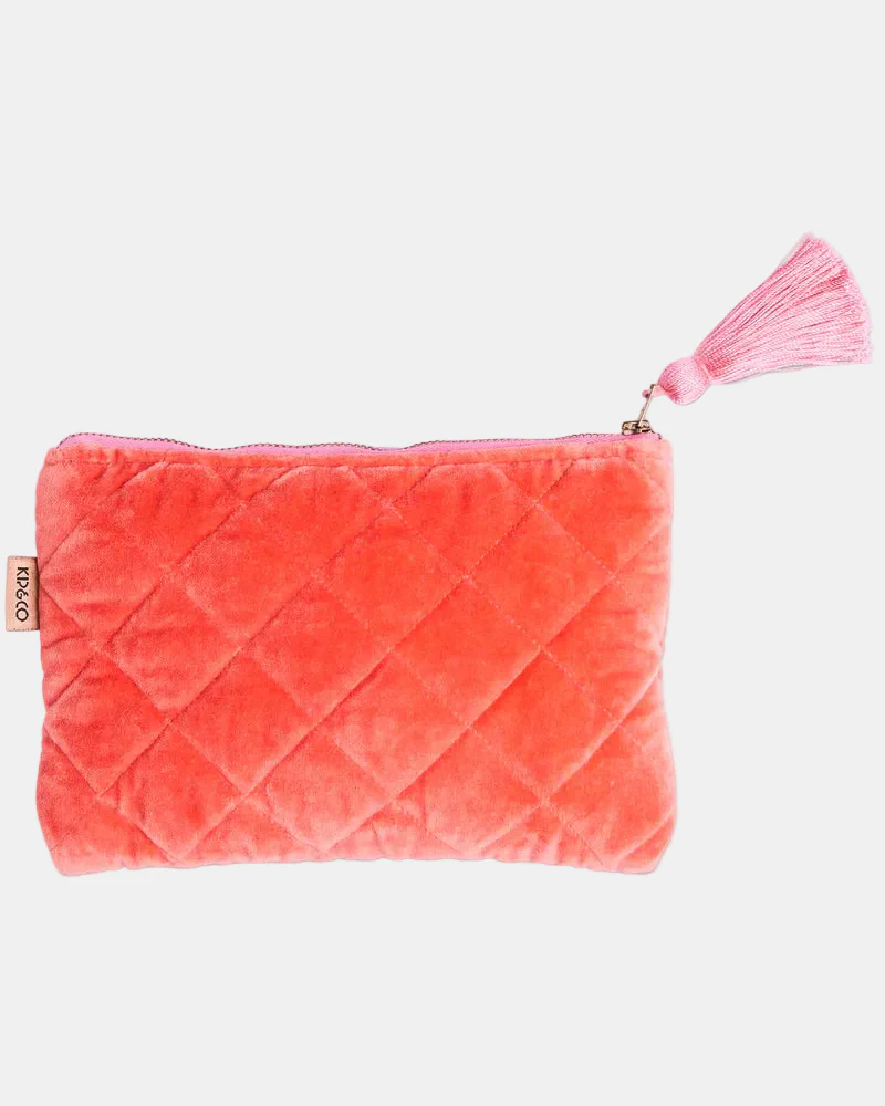 Kip & Co Velvet Cosmetics Purse - Image 3