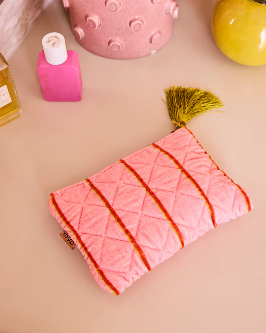Kip & Co Velvet Cosmetics Purse - Image 8