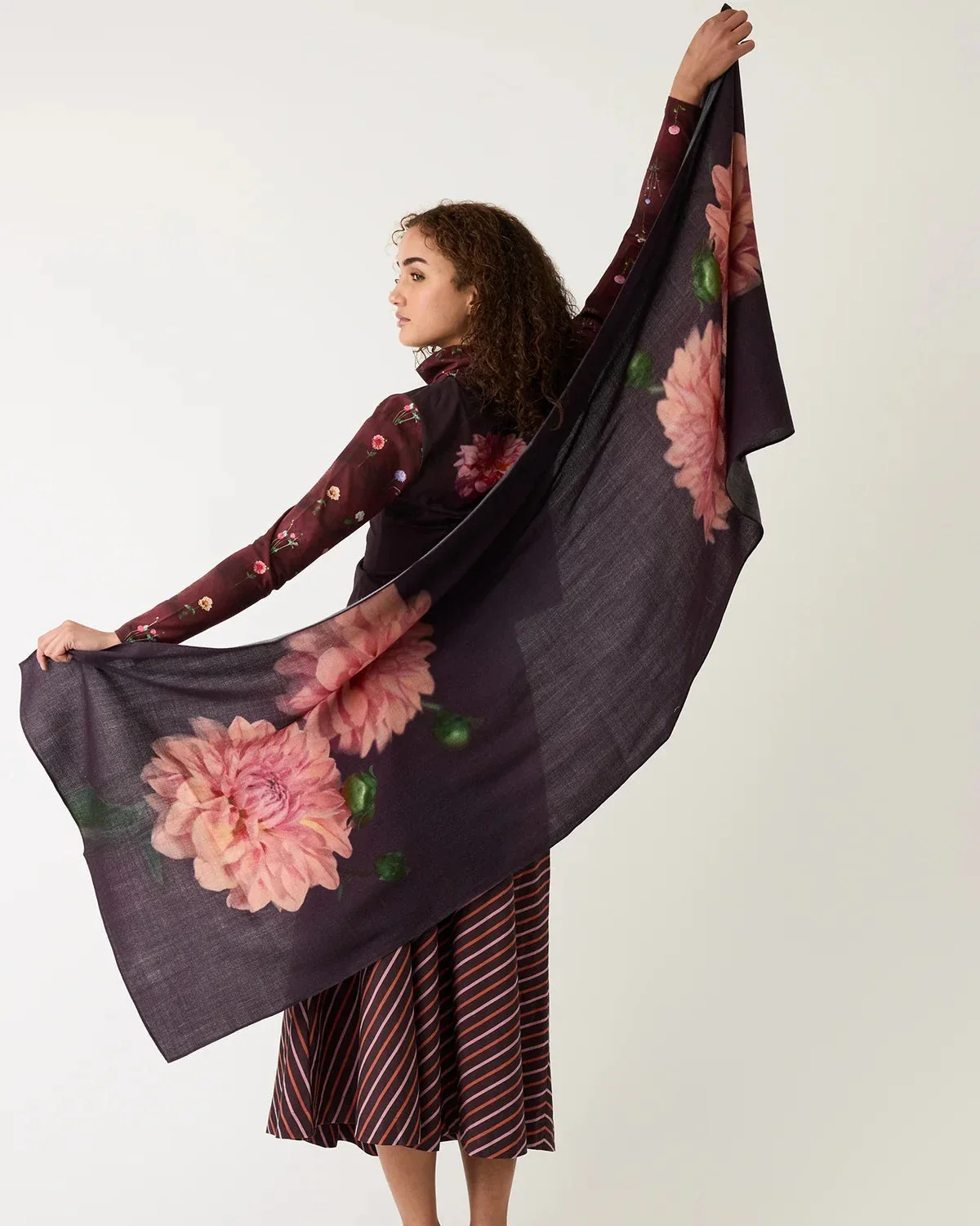 Wool Long Scarf - Image 10