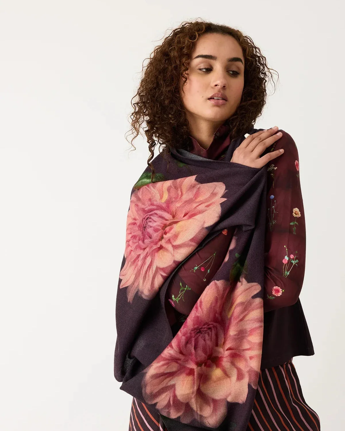 Wool Long Scarf - Image 9